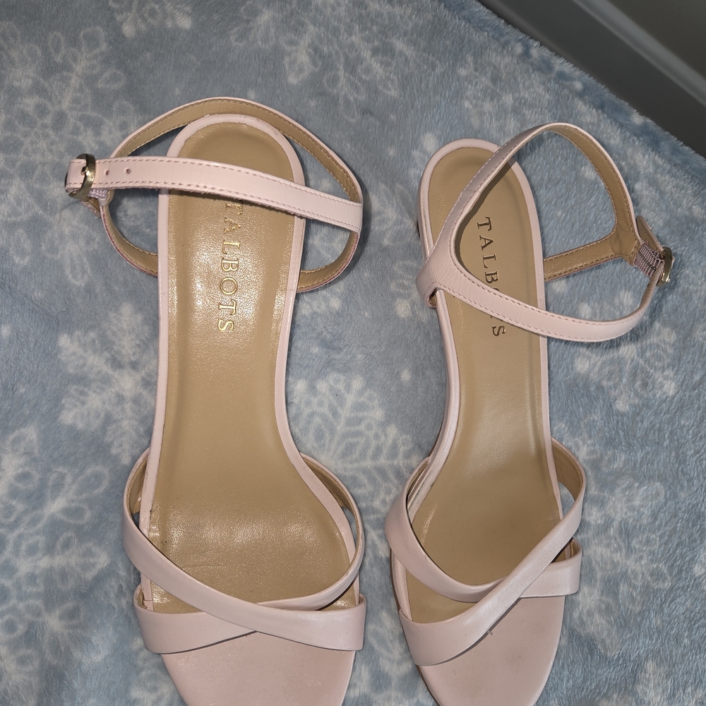 Talbots Light Pink Strappy Sandals